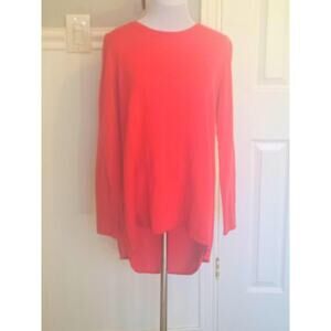 SOFT SURROUNDINGS Sirena Dahlia Red Sweater Size Large NWT